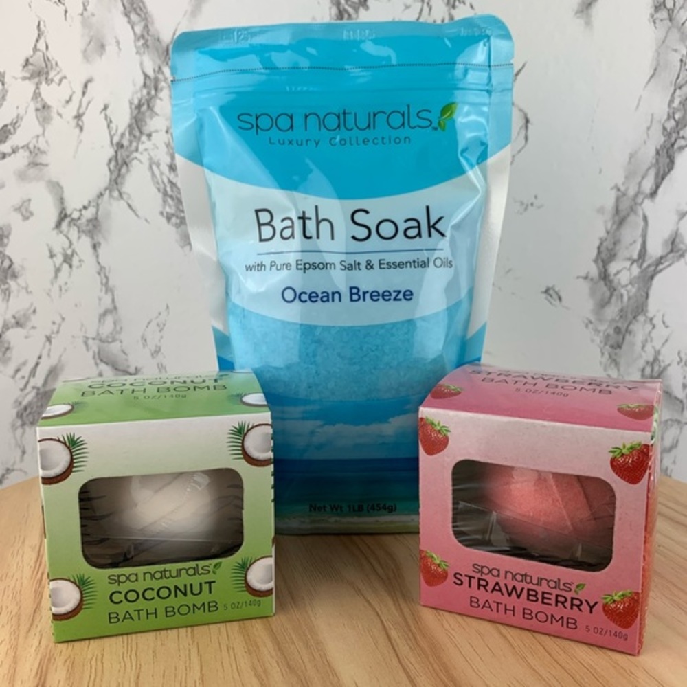 Spa Naturals Bath Set
